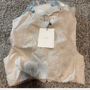 DISSH spencer linen top in natural